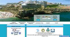 Desktop Screenshot of polignanoamare.eu